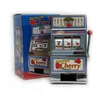 Trademark Poker Cherry Bonus Slot Machine Bank With Spinning Reels. Fixed Price $24.50.