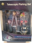 Protocol Telescopic Fishing Set, Kit, 54" Rod, Reel, Hooks, Multi Tool New #8512. Fixed Price $36.00.