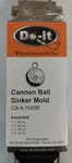 Do-it Mold Cannon Ball Sinker Size Assorted 1-1/2, 2-1/2, 3-1/2, 4-1/2 Oz D3435. Fixed Price $62.99.