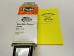1171 Do-it Egg Sinker Mold 1/8, 1/4 Oz. Fixed Price $65.70.