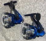 2 Pieces Ice Blue Dx Ultralight Reel Fishing Crappie Bream Trout. Fixed Price $36.99.