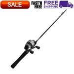 Zebco 33 Spincast Reel And Fishing Rod Combo 6 Foot 2 Piece Pole. Fixed Price $34.99.