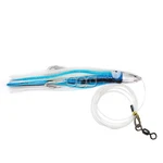 Fishing 7 Inch Rigged Bullet Jet Head Squid Big Game Trolling Mahi Tuna Blue Aaa. Fixed Price $14.99.
