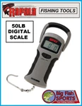 Rapala 50LB Lcd Digital Hanging Or Hand Held Fishing Scale #RGSDS-50 New!. Fixed Price $48.99.