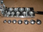 Saltwater Cushion Sinker Mold 1,1.5,2,2.5,3,3.5,4OZ Cnc Aluminum Flounder Fluke. Fixed Price $155.00.