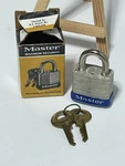 Vintage No. Master Lock With Original Box And 2 Keys P761 Open. Fixed Price $10.00.