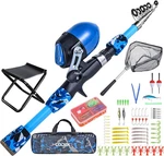 Codek Kids Fishing Pole Set Portable Telescopic 170CM/5.6FT, Blue. Fixed Price $56.52.