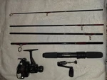 Vintage Daiwa Minispin (5 Feet) MSG-59S Rod And AG755X Reel Combo Set. Fixed Price $119.00.