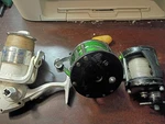 Lot Of 3 Fishing Reels Penn Long Beach 60*PROCAT Level Wind*spinning Real 5000. Fixed Price $24.00.