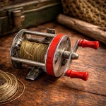 Vintage Great Lakes T-450 Fishing Reel. Fixed Price $15.99.