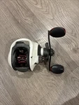 Quantum Accurist S3 AT100HPT 7.0:1 Low Profile Baitcast Reel Right Hand 9BBS. Fixed Price $80.00.