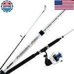 Okuma TXP-1002-80 Tundra Pro Spinning Combo Length 2PC 20-40 Lb Line Rate. Fixed Price $143.36.