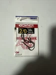 Owner Mosquito Bait Hooks 5177-121 Size 2/0 6 Pack Black Chrome Super Needle. Fixed Price $5.99.