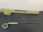 Echo Lift 590-4 9'#5 Weight Piece Fly Rod W/ Orvis Encounter Ii Reel And Case. Fixed Price $149.00.