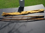 Vintage "martin James" Split Bamboo Fresh Water Fly Rod 8' 3/8" 2 Tips. Fixed Price $325.00.