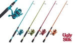 Shakespeare Ugly Stik Hi-lite 6FT Spinning Fishing Combo Rod Reel Pre Spooled. Fixed Price $87.76.