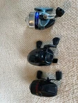 South Bend Worm Gear, Black Beauty, Godzilla Spin Cast Reel. Fixed Price $24.99.