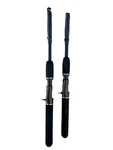 2 Zebco Adventure Medium Telescopic Spincast Rods 17 - 5 Ft 6 Portable. Fixed Price $17.95.