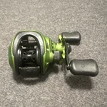 Stiff/crusty Pfl Ger MONARCH6LP Baitcast Reel Green 6.1:1 10LB/145YD 20LB/125YD. Fixed Price $15.00.