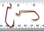 100 Matzuo 142060 142062 Red Sickle J-bend Worm Fishing Hooks Size. Fixed Price $14.99.