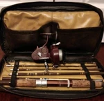 Rare Vintage Martin Bretton 804SR Fly Wate Reel & Rod Made France With Case. Fixed Price $149.99.