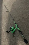 Lew's XFG30 On 6 10 Googan Finesse Spinning Combo Size Graphite Green Black. Fixed Price $165.00.
