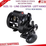Penn Rival Level Wind Conventional Fishing Reel, 15 - Line Counter Left Hand. Fixed Price $93.99.