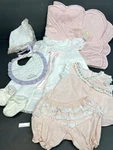 American Girl Bitty Baby 2005 Starter Collection Set Not Complete Quilt Gown. Fixed Price $78.88.