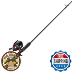 Zebco 404 Spincast Reel & Fishing Rod Combo, 6FT 2-PIECE Pole. Fixed Price $66.36.