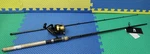 Daiwa Shock Spinning Combo 7' 0" Rod Med Heavy W/4000-B Reel 1BB DSK40-B/F702MH. Fixed Price $28.99.