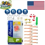 All-in-one Trout Fishing Tackle Kit Durable, Water Resistant & Ready To Use!. Fixed Price $23.74.