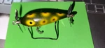 Vintage South Bend Spin-i-diddee No. 916 Frog Pattern Fishing Lure. Fixed Price $19.87.