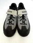 Shimano Women 8.5 Cycling Shoes 2 Bolt Gray Mountain Bike SHM-038 Clips Spin. Fixed Price $22.98.