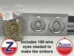 3180 New Do River Sinker Mold With #2 Wire Eyes - 5, 6 Oz Sizes. Fixed Price $58.62.