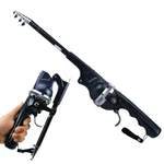 Ccsxqy Portable Pocket Fishing Rod & Pole - Collapsible Standard, Black. Fixed Price $44.31.