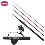 Penn Saltwater Fishing Spinning Rod-reel Travel Combo Fierce Iv 4000 20-80G. Fixed Price $257.39.