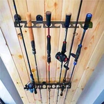 Sunshine Fishing Rod Rack For Garage, Cabin & Storeroom, Pole Holder Up. Fixed Price $16.96.