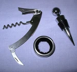 New 3 Pc Corkscrew Set Wine Opener Stopper Collar Gift Box Imountek. Fixed Price $8.99.