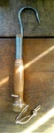11" Wood Handle Fishing Gaff With Rawhide Wrist Strap- South Bend Nwot. Fixed Price $14.00.