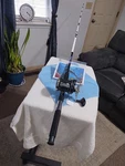 Trolling Fishing Tsunami 6'6"MED 10-17LB And Reel Roddy. Fixed Price $98.00.