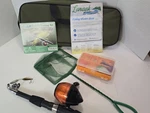 Lanaak Telescopic Pole Backpack Fishing Kit Rod Reel Combo Net Tackle Box Lures. Fixed Price $37.50.