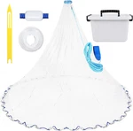 Handmade American Net, 3FT-8FT Radius Casting For Saltwater & Freshwate. Fixed Price $37.99.