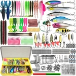 Fishing Lure Kit 83-409PCS For Trout, Pike, Bass Tackle Box Included. Fixed Price $29.90.