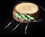 10PSC Fishing Wire Leader Rigs TRACE,3ARMS Tackle With Lure Bags.. Fixed Price $12.32.