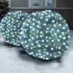 White Christmas Net Lights Outdoor Bushes 120LED 6FTX5FT, Co.... Fixed Price $54.28.