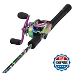Sougayilang Fishing Rod And Reel Combo Baitcasting IM7 Graphite Blank. Fixed Price $74.07.