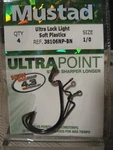 4 Mustad Fishing Ultra Lock Soft Plastics Hook 38106NP-BN Black Nickel Size 1/0. Fixed Price $7.88.
