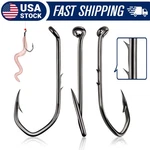100PCS #8 Baitholder Fishing Hooks Dual Barb Shank V-bend Trout Panfish Crappie. Fixed Price $13.99.