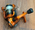 R2F Fishing Reel Bright Orange Spinning. Fixed Price $16.95.