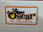 Vintage Oscar Coleman 16 Qt Cooler Model 5274 Red Lid Usa Ice Chest Camping. Fixed Price $45.99.